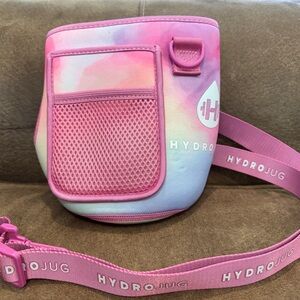 HydroJug Pink and Purple Tie-Dye Crossbody Bag